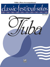 Classic Festival Solos Vol 2 Tuba Piano Accomps Sheet Music Songbook
