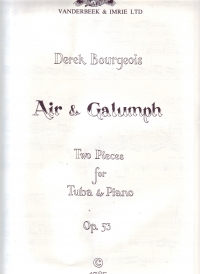 Bourgeois Air & Galumph Op53 Tuba & Piano Sheet Music Songbook