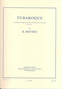 Boutry Tubaroque Tuba & Piano Sheet Music Songbook