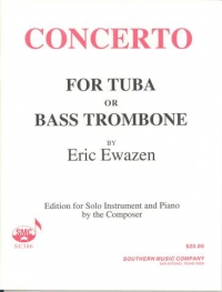 Ewazen Concerto Tuba Or Bass Trombone Sheet Music Songbook