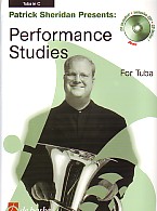 Performance Studies Tuba In C Book & Cd Sheet Music Songbook