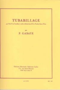 Gabaye Tubabillage Tuba & Piano Sheet Music Songbook