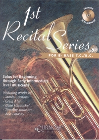 1st Recital Series Tuba/eb Bass Book & Cd Sheet Music Songbook