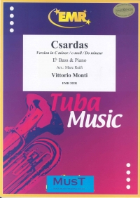 Monti Csardas Cmin Reift Eb Bass & Piano Sheet Music Songbook