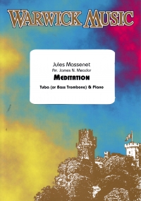 Massenet Meditation Tuba Or Bass Trombone & Piano Sheet Music Songbook
