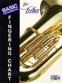 Basic Instrumental Fingering Chart Tuba Sheet Music Songbook