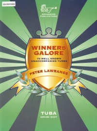 Winners Galore Tuba Lawrance Bass Clef + Cd Sheet Music Songbook
