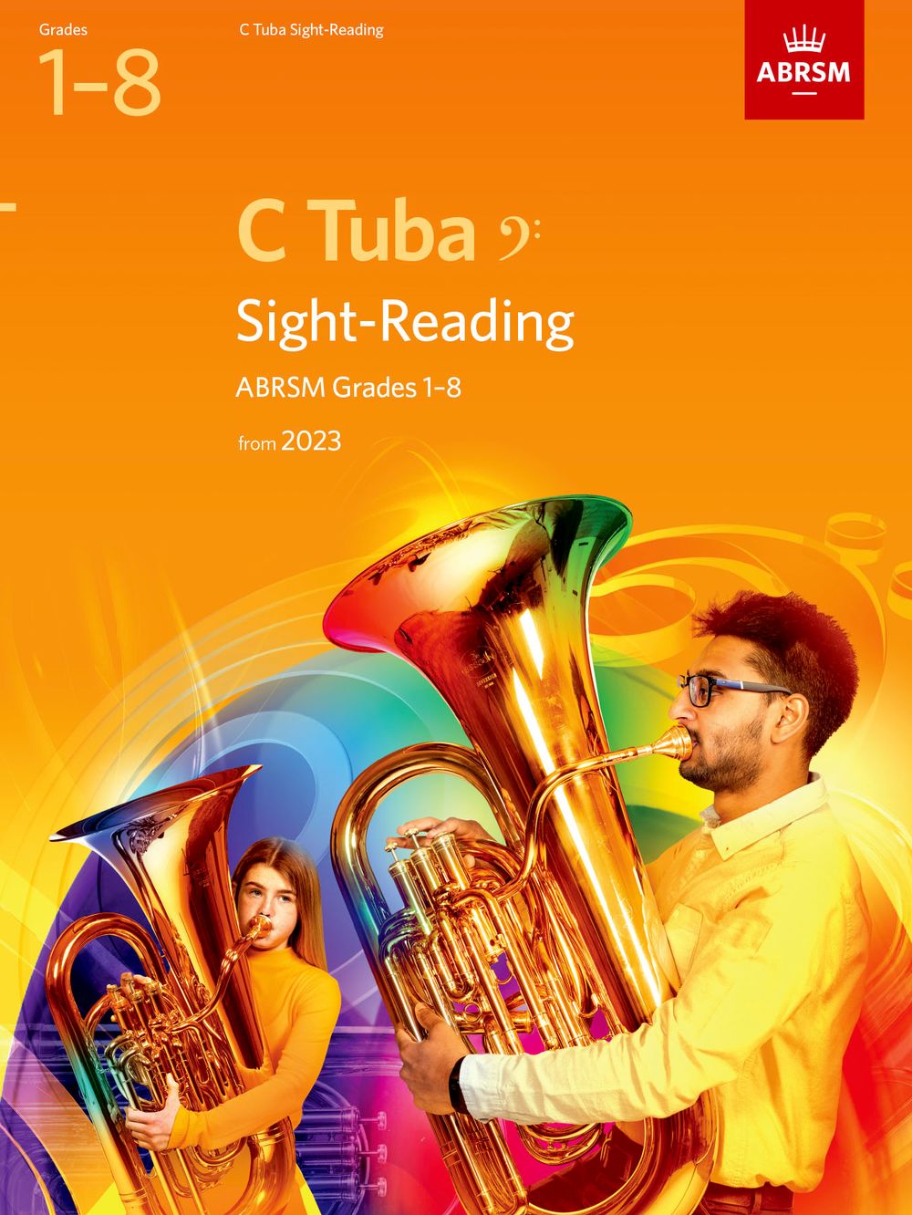 Sight-reading C Tuba Grades 1-8 2023 Abrsm Sheet Music Songbook