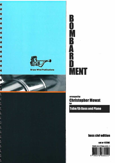 Bombardment Mowat Tuba/eb Bass Tc & Piano Sheet Music Songbook
