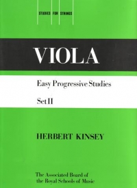 Kinsey Easy Progressive Studies Set 2 Viola Sheet Music Songbook
