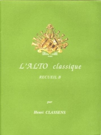 Lalto Classique Vol B Classens Viola Sheet Music Songbook