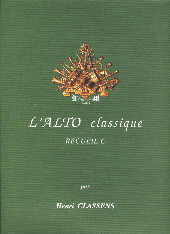 Lalto Classique Vol C Classens Viola Sheet Music Songbook