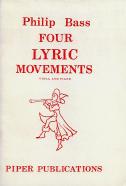 Bass Four Lyric Movements Viola & Piano Sheet Music Songbook