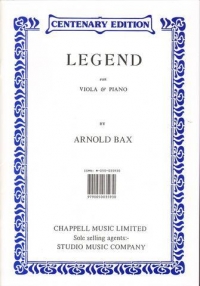 Bax Legend Viola & Piano Sheet Music Songbook