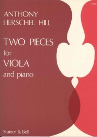 Hill Two Pieces For Viola & Pno Sheet Music Songbook
