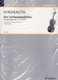 Hindemith Der Schwanendreher Viola Sheet Music Songbook