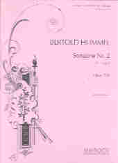 Hummel Sonatina No 2 Op52b Viola Sheet Music Songbook