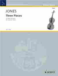 Jones Three Pieces Viola Sheet Music Songbook