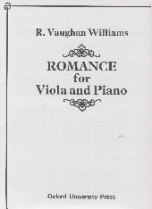 Vaughan Williams Romance Viola Sheet Music Songbook