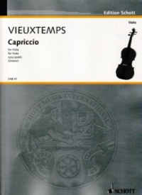 Vieutemps Capriccio Viola Sheet Music Songbook