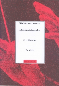 Maconchy Five Sketches Viola Sheet Music Songbook