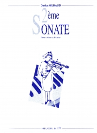 Milhaud Sonata No 2 Viola Sheet Music Songbook