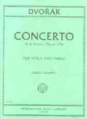 Dvorak Cello Concerto Op104 Transc Viola Sheet Music Songbook