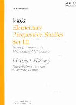 Kinsey Elementary Prog Studies Set 3 Banwell Viola Sheet Music Songbook
