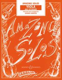 Amazing Solos Harrison Viola & Keyboard Sheet Music Songbook