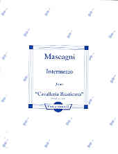 Mascagni Intermezzo Cavalleria Rusticana Vla & Pf Sheet Music Songbook