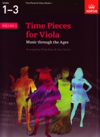 Time Pieces For Viola Vol 1 Bass/harris Viola/pf Sheet Music Songbook