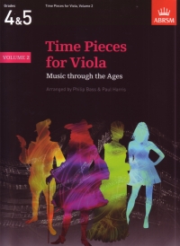 Time Pieces For Viola Vol2 Bass/harris Viola & Pf Sheet Music Songbook