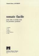 Joubert Sonata Facile Solo Viola Sheet Music Songbook