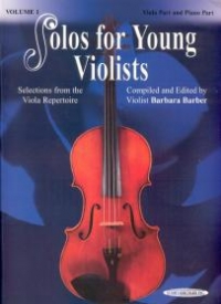Solos For Young Violists Vol 1 Barber Viola Sheet Music Songbook