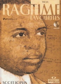 Joplin Ragtime Favourites Viola Book & Cd Sheet Music Songbook