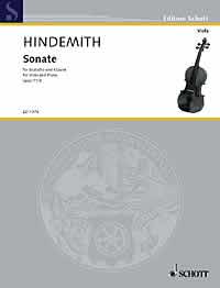 Hindemith Sonata Op11 No 4 Viola Sheet Music Songbook