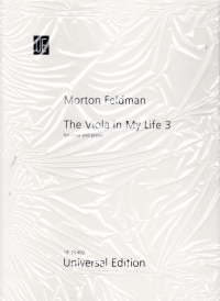 Feldman Viola In My Life No 3 Viola & Piano Sheet Music Songbook