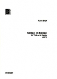 Part Spiegel Im Spiegel Viola & Piano Sheet Music Songbook