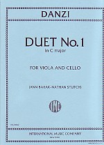 Danzi Duet 1 C Major Viola & Cello Sheet Music Songbook
