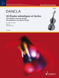 Dancla 36 Melodious & Easy Studies Op84 Viola Sheet Music Songbook