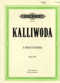 Kalliwoda Nocturnes 6 Op186 Viola Sheet Music Songbook