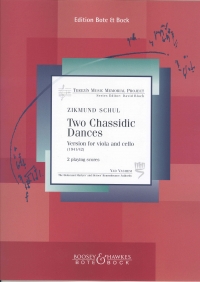Schul Two Chassidic Dances Viola & Cello Sheet Music Songbook