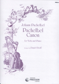 Pachelbel Canon D Viola & Piano Dorff Sheet Music Songbook