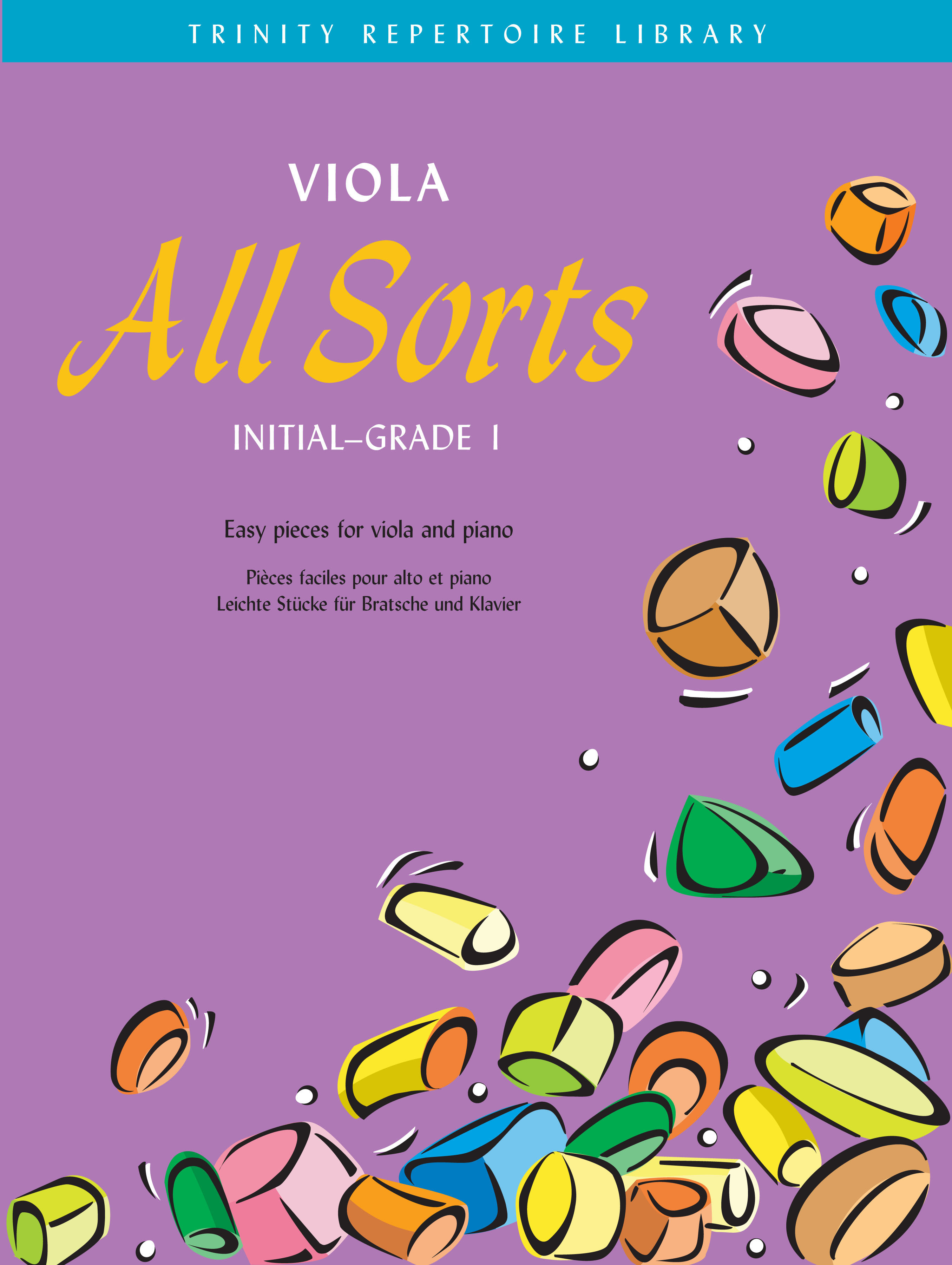 Viola All Sorts Initial - Grade 1 Sheet Music Songbook