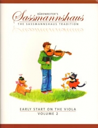 Sassmannshaus Early Start On The Viola Vol 2 Sheet Music Songbook
