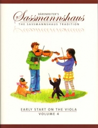 Sassmannshaus Early Start On The Viola Vol 4 Sheet Music Songbook