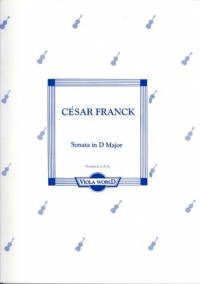Franck Sonata Dmaj Viola & Piano Viola World Sheet Music Songbook
