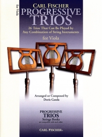 Progressive Trios Viola Gazda Sheet Music Songbook