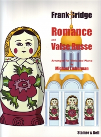 Bridge Romance & Valse Russe Lieberman Viola & Pf Sheet Music Songbook
