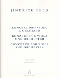 Feld Concerto For Viola & Orchestra Piano Reduct Sheet Music Songbook